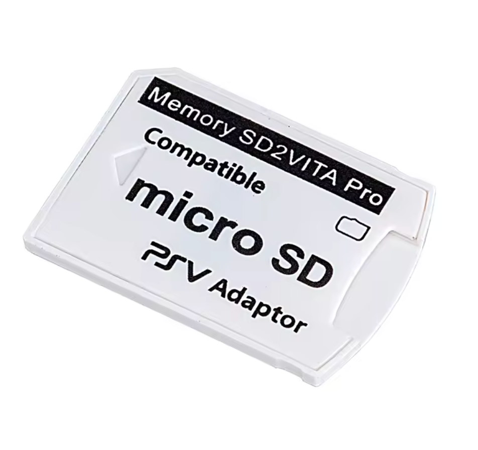 SD2Vita adapter fits PS Vita 1000 and 2000 game card slot — BLUELIGHT