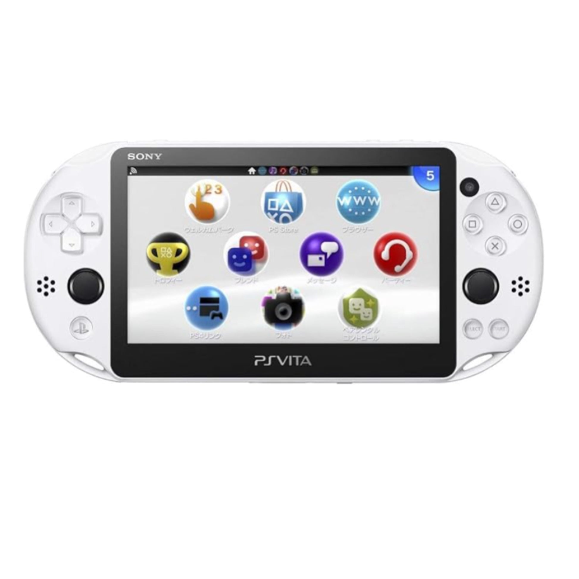 Sony PSVita 2000 Slim Glacier White handheld console with box — BLUELIGHT
