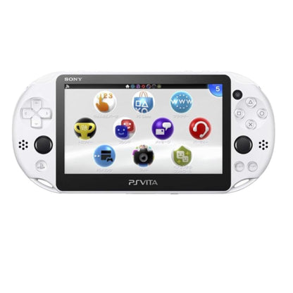Sony PSVita 2000 Slim Glacier White handheld console with box — BLUELIGHT
