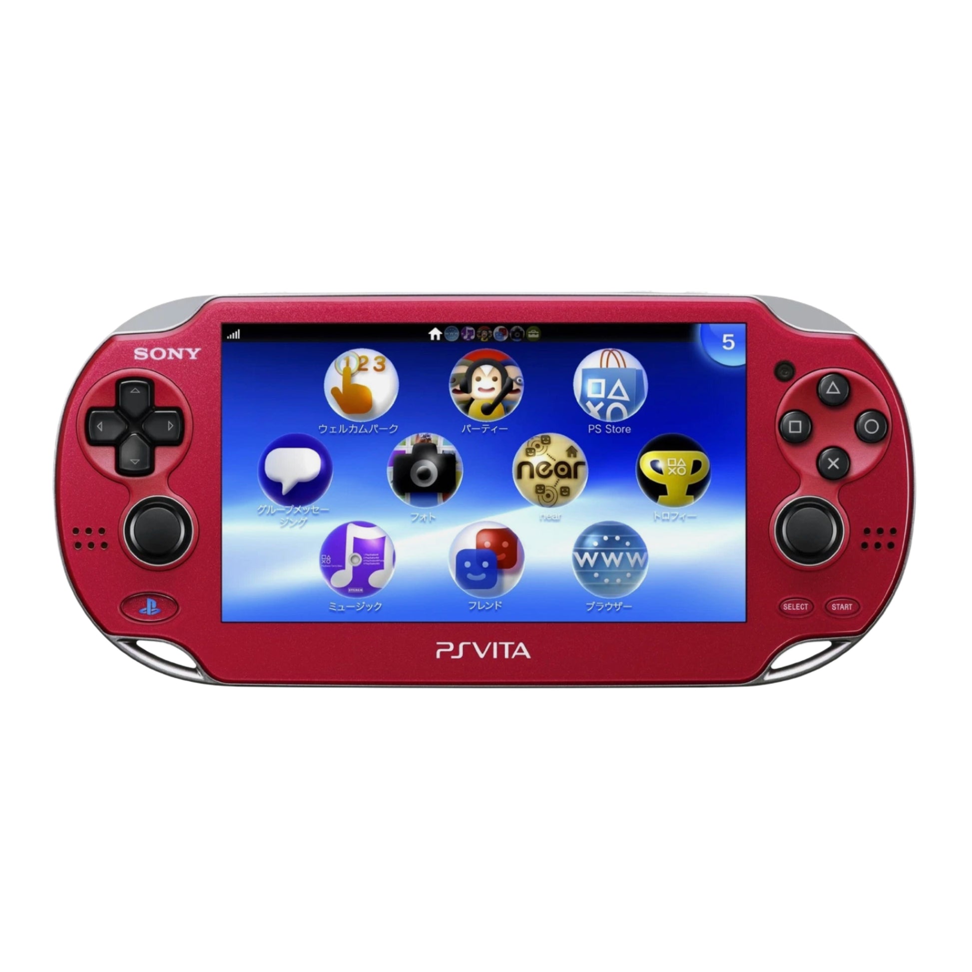 Sony PSVita 1000 OLED handheld refurbished unit red — BLUELIGHT