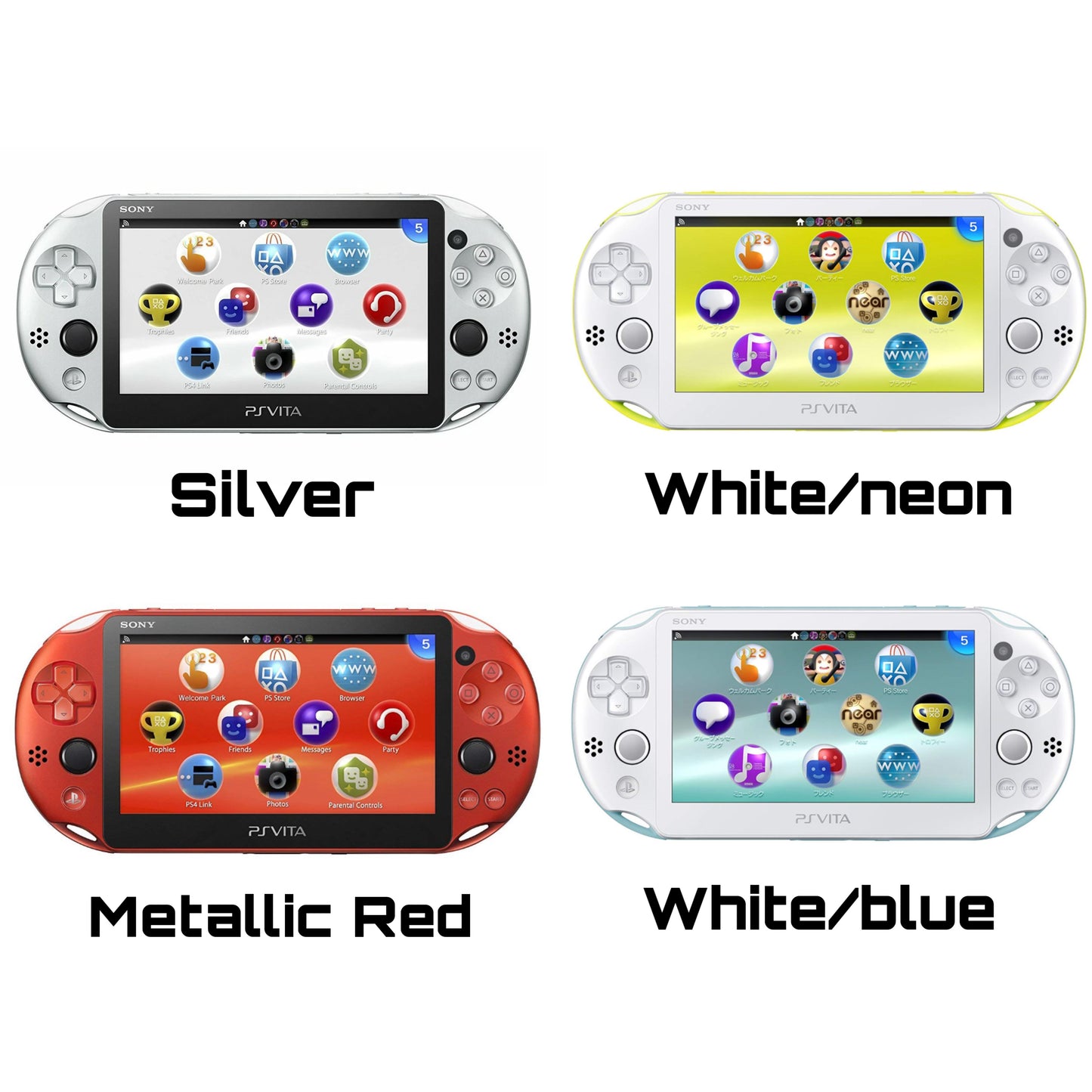 Sony PSVita 2000 Slim handheld console with box — BLUELIGHT