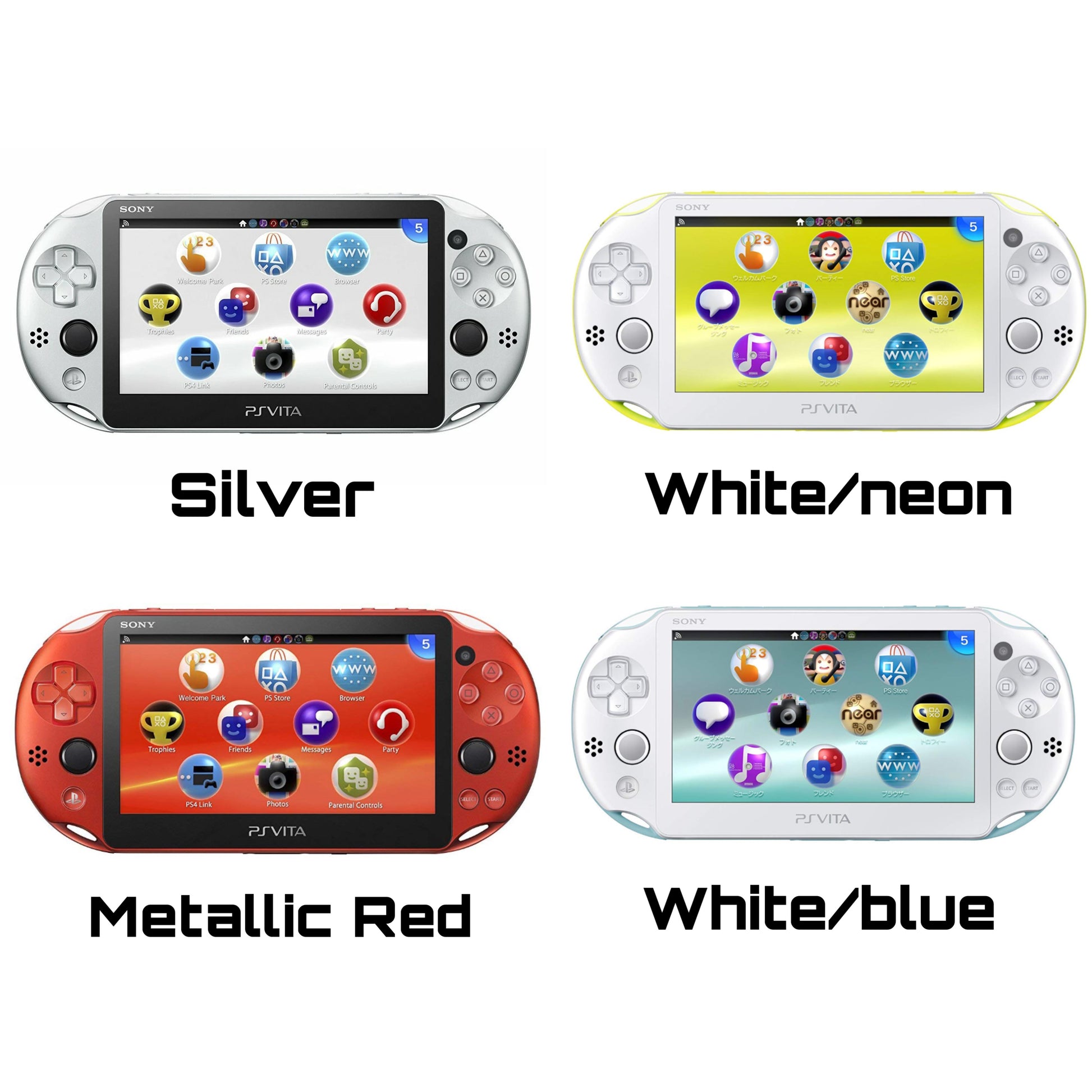 Sony PSVita 2000 Slim handheld console with box — BLUELIGHT
