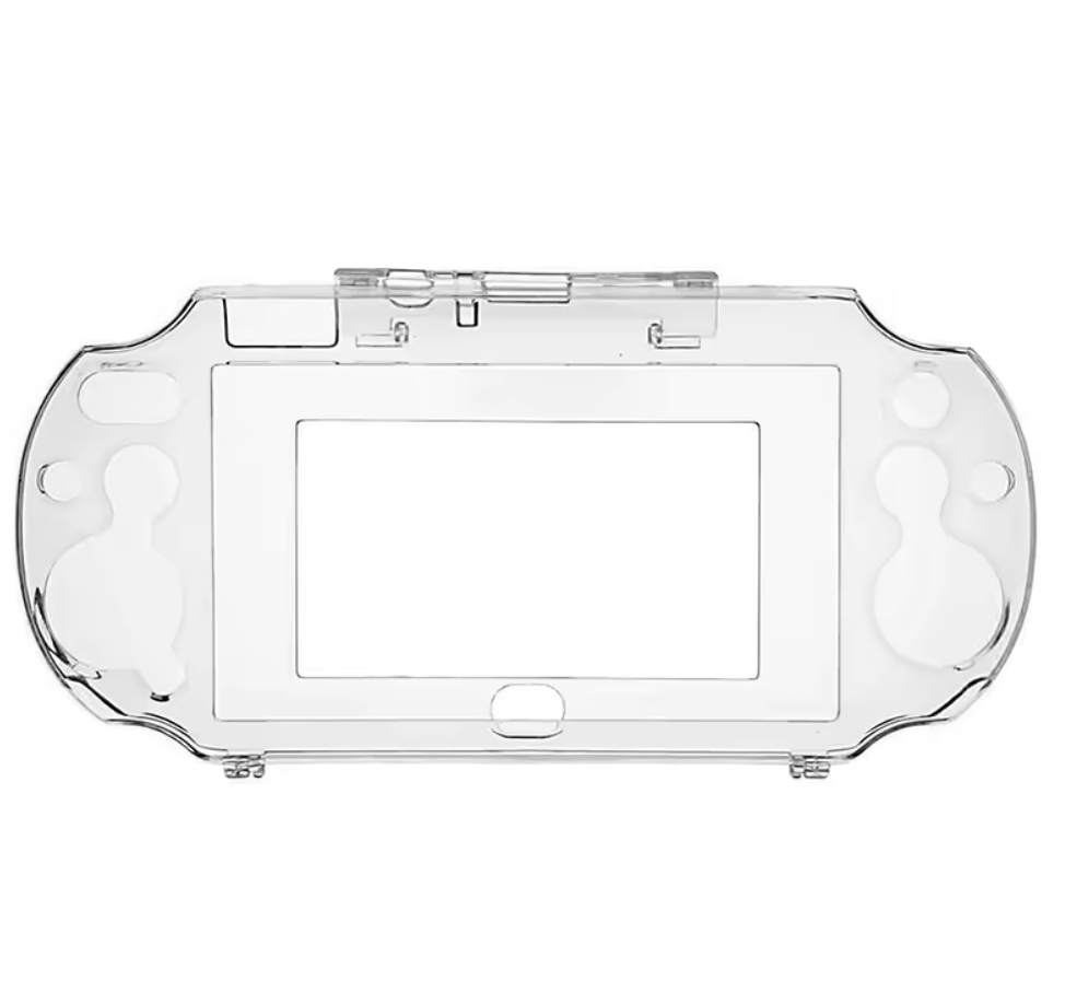 PSVita 2000 clear snap-on shell case transparent design — BLUELIGHT