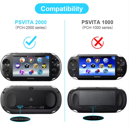 PSVita 2000 clear snap-on shell case transparent design — BLUELIGHT